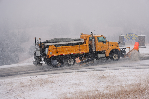 A snow plow cleared a path through the wintry mix of snow and freezing rain that had accumulated along Highway 34 and Dakota Avenue south of Wessington Springs Monday. While travelers might not appreciate the precipitation, community New Year’s Eve fireworks organizers welcomed the moisture that prompted Jerauld County Commissioners to lift the burn ban in place since October. With that obstacle removed and enough moisture on the ground to avoid any fire danger, the show is officially a “go” at 6 p.m.    
