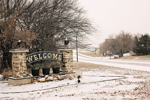 Sunday’s skift brings an inch of snow