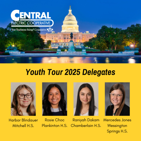 Area Students Attending National Rural Electric Youth Tour