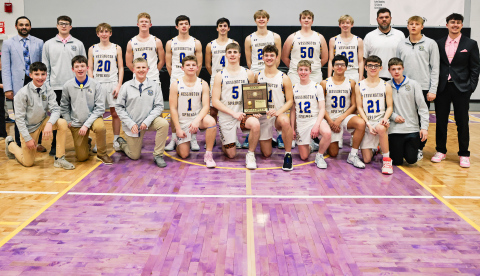 Pictured back row, left to right are: Head Coach Joey Mitchell, Brett Miller, Haiden Boschee, Luke Larson, Karter Mebius, Sam Poncelow, Branden Flowers, Grady Gran, Gavin Brandenburg, Assistant Coach Cody Hasty, Parker Graff, Blake Miller. Front row: Keaton Hasty, Gannon Culver, Chaz Larson, Wesley Molnar, Colby Flowers, Ryder Michalek, Tregen Jensen, Richard Cardona, Ranick Fjerstad, Kohen Mebius.