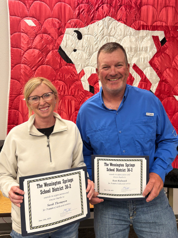 BOE Members Recognized for Contributions to District