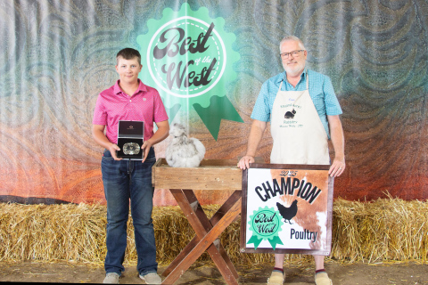 Mauer Jones, Poultry Champion. 
