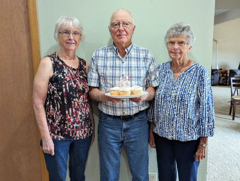 Mentzer Triplets Celebrate 80th Birthday