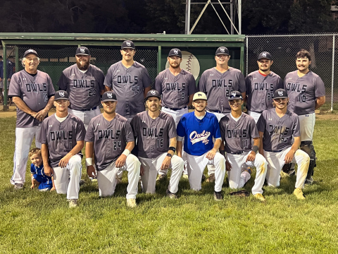 PHOTO COURTESY MELANIE SCHELSKE Back row: Coach Joe Butterfield, Trevor Kenobbie, Mason Schelske, Camden Jost, Parker DeJean, Drew Olinger, Dalton Mogck. Front row: Blake Larson, Lucas VanEnglenburg, Terek Butterfield, Trey Weber, Cade Mohling, Clay Olinger.