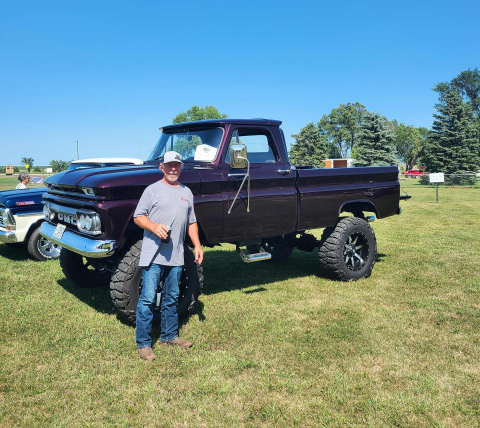 Paul VonEye, first place in the pickup division. PHOTO COURTESY ALPENA COMMUNITY FOUNDATION