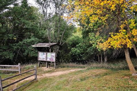 Travel South Dakota announced Tuesday, September 16, 2025 that Wessington Springs and Lead were selected as the inaugural participants in the Destination Development Program, a partnership with George Washington University Institute for Tourism Studies and Crosscurrent Collective. For Wessington Springs, the heart of its application is the renovation and expansion of the Old Grade Nature Trail. The current trail head is pictured above. KRISTI HINE / TRUE DAKOTAN