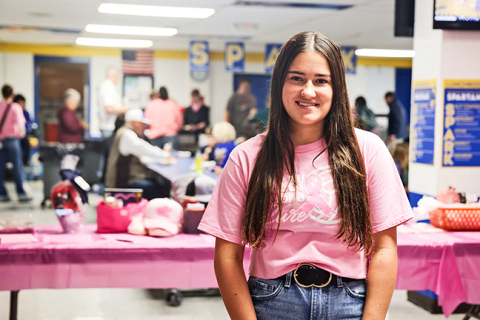 This year’s Volley for a Cure was organized by WSHS senior Remie Roduner. 