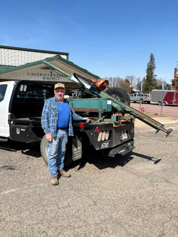 After working for the Natural Resource Conservation Service (NRCS) for 39 years, Steve Winter is turning in his soil probe. (PHOTO COURTESY TANYA FLEGEL)