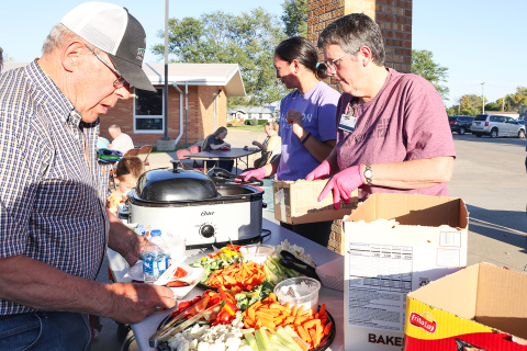 A crowd of about 100 turned out for the Wessington Springs Health Care Campus Family Fun Night, enjoying a free meal, visiting with local health care providers and exploring the many services available close to home.