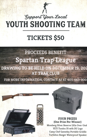 Raffle Supports Spartan Trap League Youth Shooters