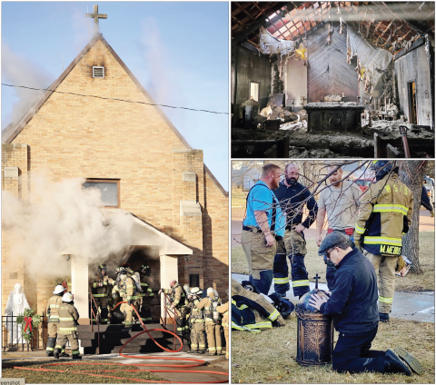 Fire Severely Damages St. Joseph Catholic Church in Wessington Springs