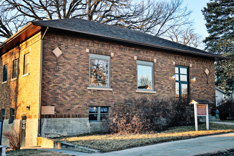  The historic Carnegie Library in Wessington Springs, listed on the National Register of Historic Places, could receive long-needed maintenance as the library board moves forward with inspections and cost estimates. (KRISTI HINE / TRUE DAKOTAN)
