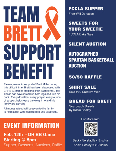 Benefit planned for WSHS Student Brett Miller