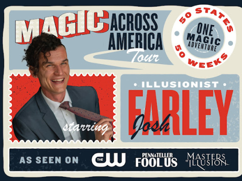Magician Josh Farley to Perform May 8 at Opera House
