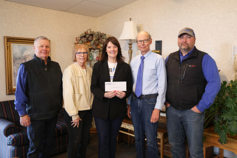 Venture Communications donates $5,000 to Weskota Manor Avera