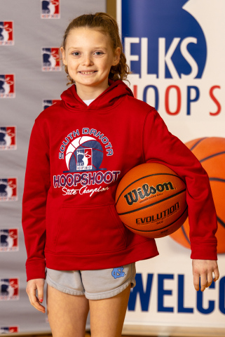Mebius finishes second at Elks Hoop Shoot National Finals