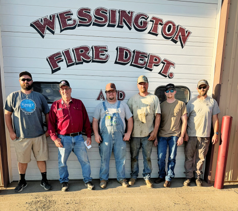 Fire Department Donates Poker Run Proceeds to Wessington Legion