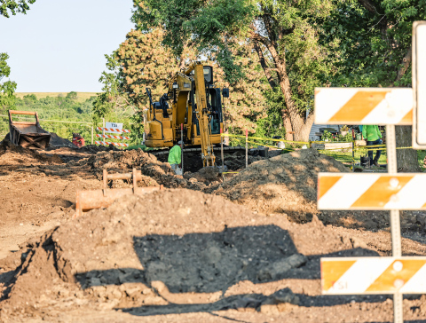 Rain delays paving, but WS water main project remains on schedule