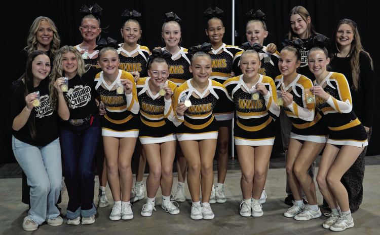 Warbirds claim third straight state cheer title