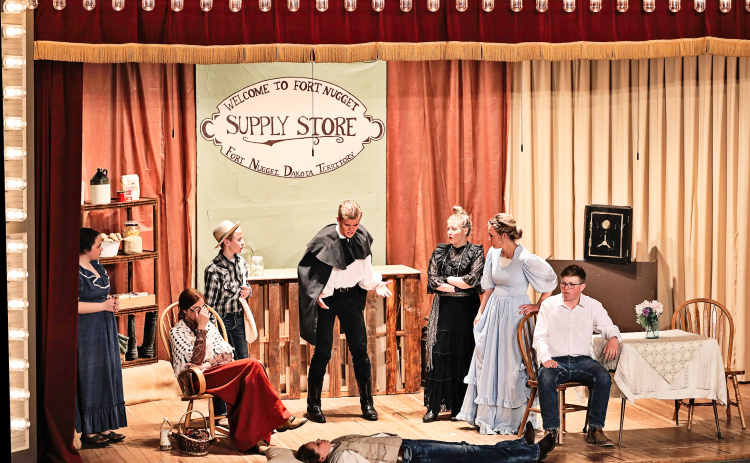 A large cast of student actors drew crowds to three performances of the WSHS/MS spring play last weekend. KRISTI HINE / TRUE DAKOTAN
