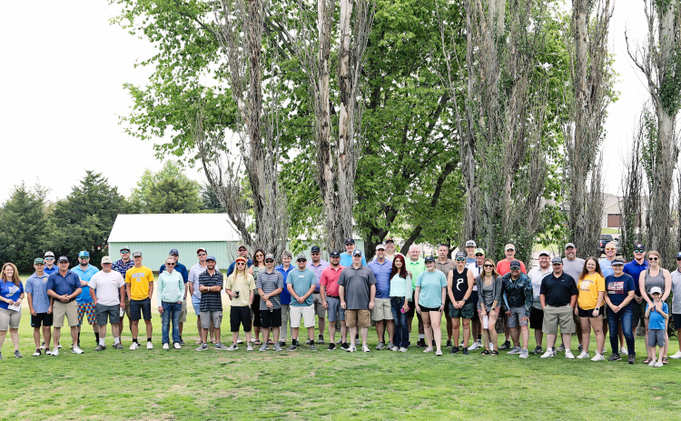 The golf tournament season is officially underway with the Annual Pair of Jacks Memorial Tournament drawing 20 teams to the course Sunday, May 29. The tournament was held in memory of Jack Ferguson and Jack Krueger and hosted by the Ferguson and Krueger families. The families said the tournament was held in celebration of two Wessington Springs men and their love for community, family, friends and golf.