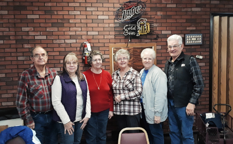 Presenters pictured are Delbert Maxfield, Carol Maxfield, Janice Wetzel,  Jean Scheel, April Grubb and Dennis Scheel. Not pictured, Valerie Channel. PHOTO COURTESY METTE NESS