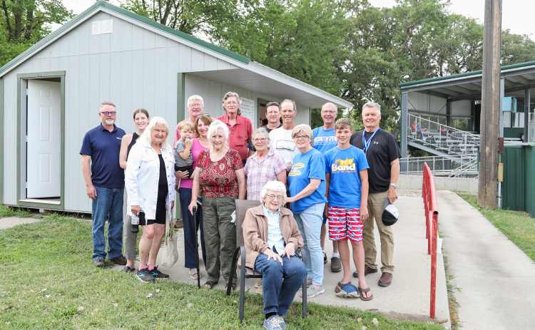 Continuing a Legacy of Giving, Higgins Family Hands Over Concession Stand Keys to City of Wessington Springs