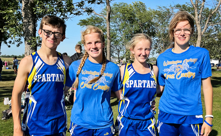 Ranick Fjerstad, Ella Kolousek, Alexis Roesler, Masynn Mebius. PHOTO COURTESY BECKY KRUEGER