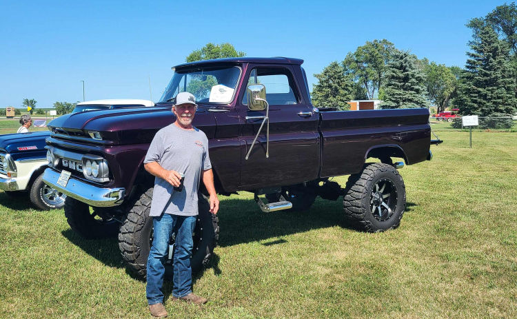 Paul VonEye, first place in the pickup division. PHOTO COURTESY ALPENA COMMUNITY FOUNDATION