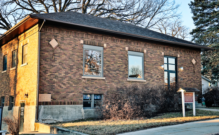 The historic Carnegie Library in Wessington Springs, listed on the National Register of Historic Places, could receive long-needed maintenance as the library board moves forward with inspections and cost estimates. (KRISTI HINE / TRUE DAKOTAN)