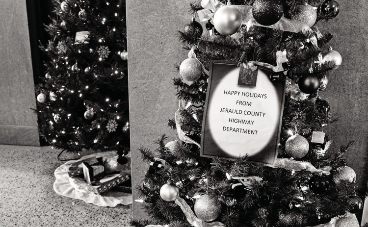 Especially a parade of trees, wreaths and nativity scenes