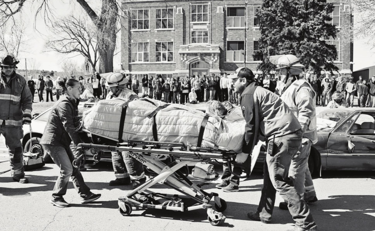Mock crash inspires safe driving habits for students