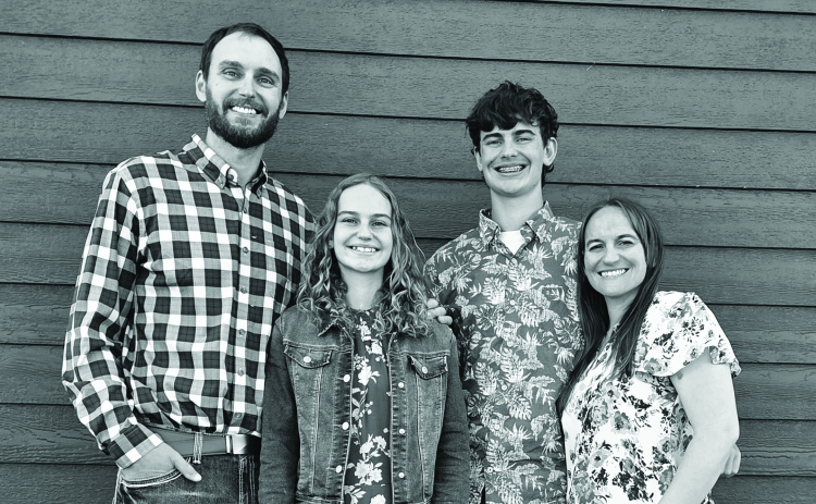 Ashley Stegeman recently joined South Dakota Farmers Union to serve as the organization’s Education Specialist. Pictured here with husband, Allen, daughter, Adley, 12 and son, Avery, 15. (COURTESY PHOTO)