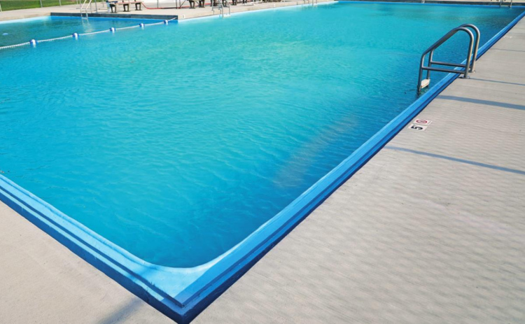 TOP: The newly renovated municipal pool is nearly ready for swimmers. According to the City of Wessington Springs, the pool will tentatively open Thursday, June 16.