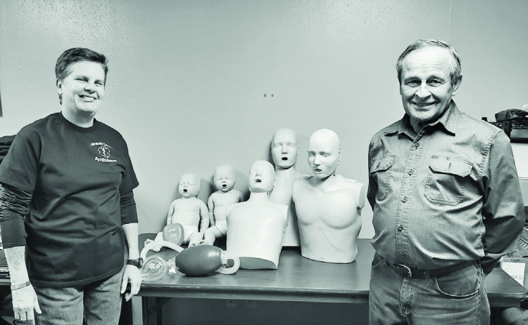 CPR Mannequins Donated to Jerauld Co. Ambulance