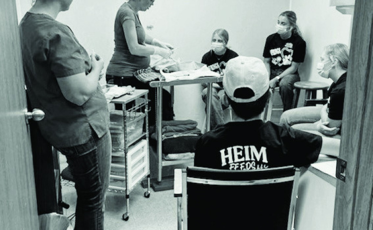 Heim Hosts 4-H Vet Science Day Camp as part of Teen Leadership Academy